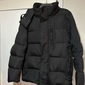 Andrew Marc Hooded Puffer Coat (Unisex)